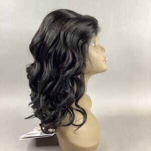Hermina Wavy #1 Jet Black Synthetic Lace Wig